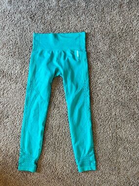 Gymshark Teal Seamless High-Waist Leggings